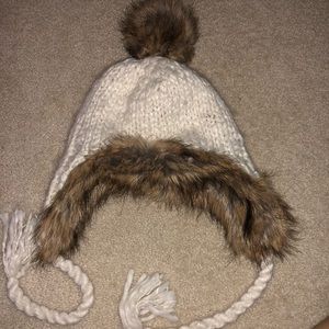 White American Eagle Furry Hat